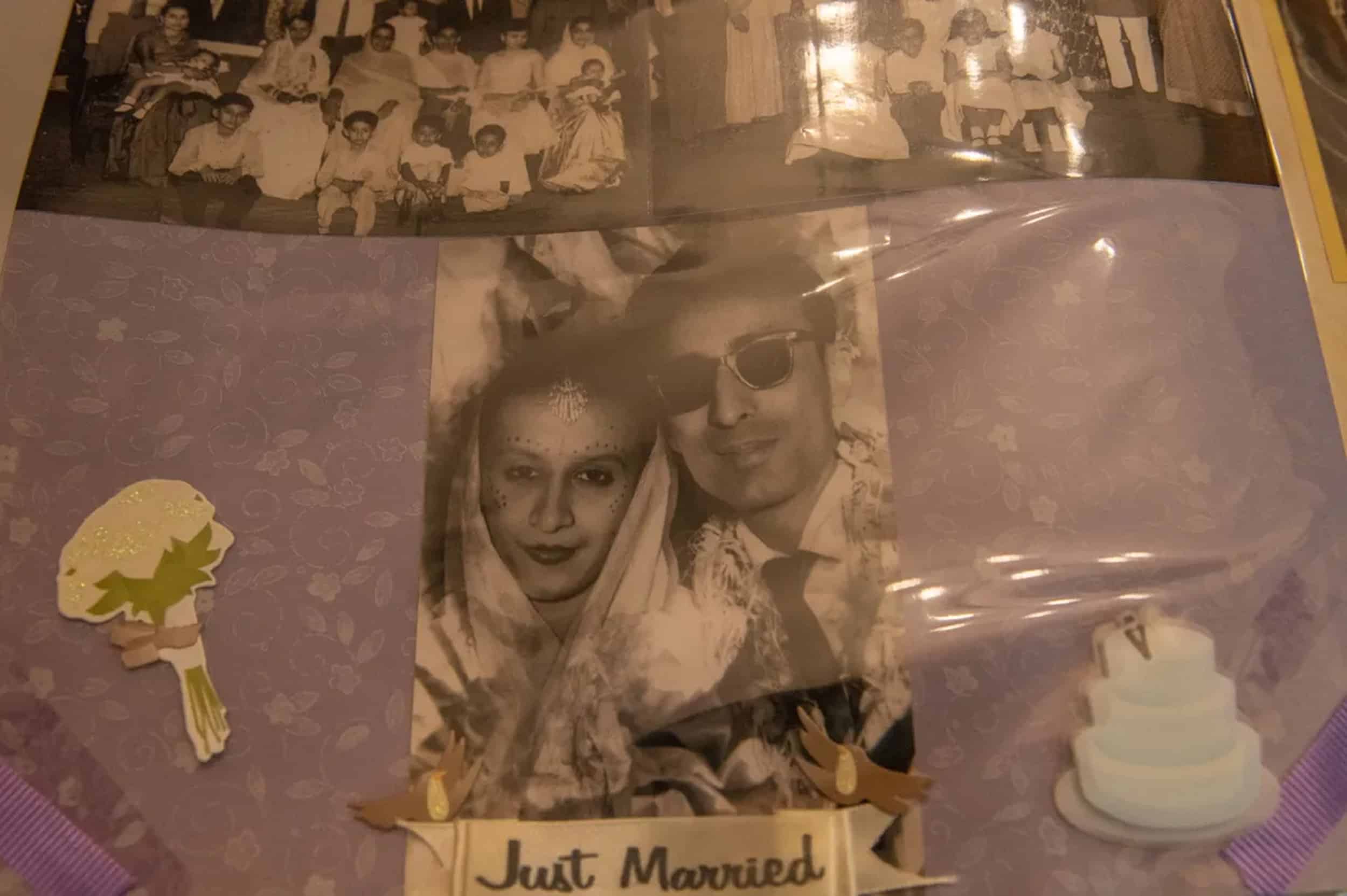 Tahera and Sabbar Khalil on their wedding day. Photo by Sree Sripathy for India Currents/CatchLight Local