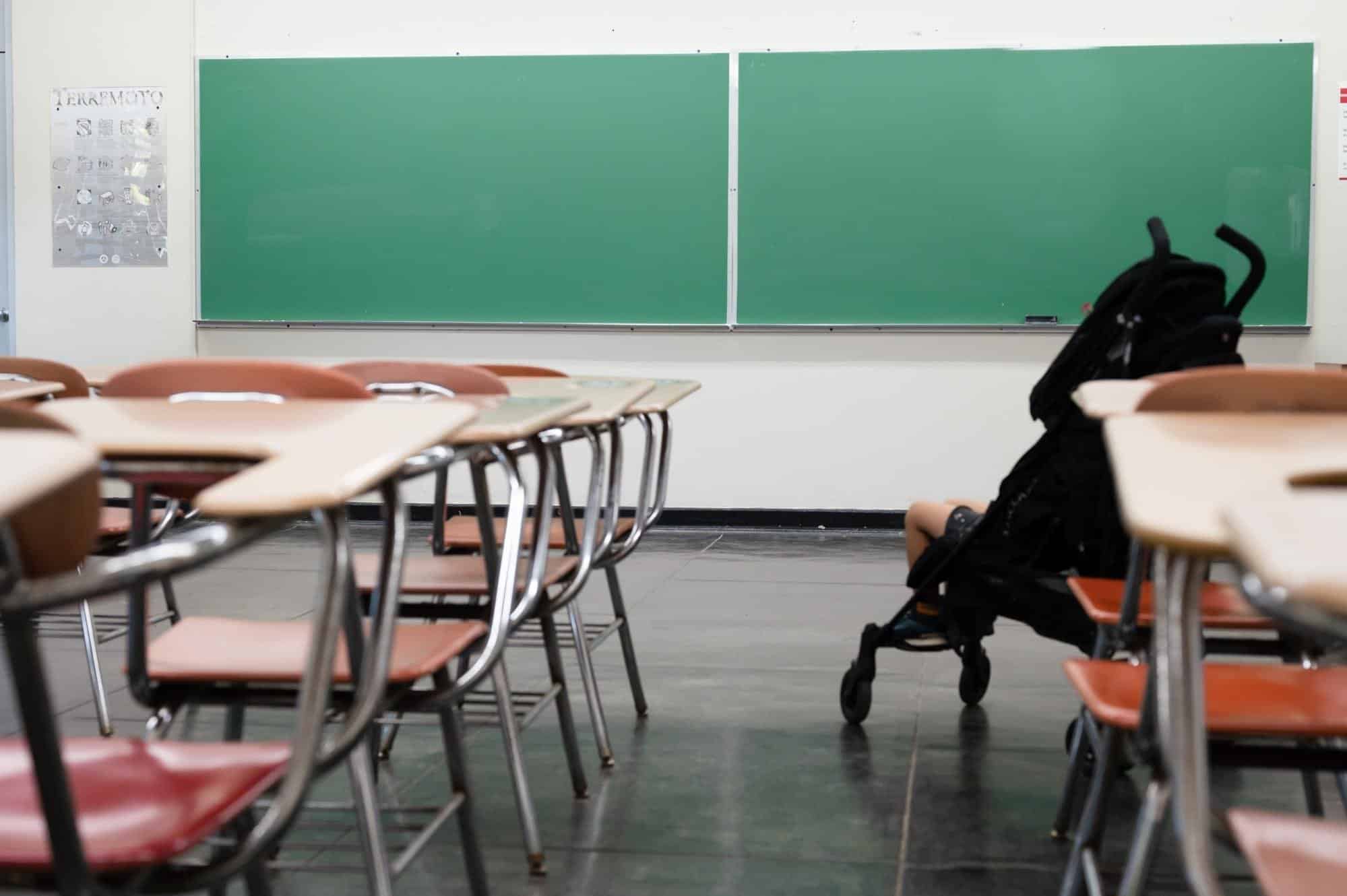 Universities in the United States often do not keep track of the number of students who have children or are pregnant, something that makes it difficult to identify their needs. Some studies reveal that a large percentage live in poverty. Photo by Ricardo Rodríguez, Centro de Periodismo Investigativo